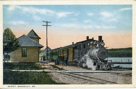 The National Railroad Postcard Museum Phillips And Rangeley Maine Sandy River And Rangeley