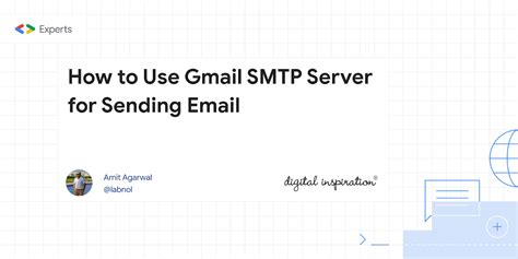 How To Use Gmail Smtp Server For Sending Email Digital Inspiration