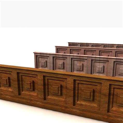 Wall Wood Panel 3d Model