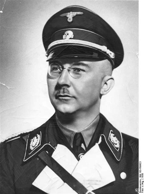 Photo Portrait Of Heinrich Himmler 1938 World War Ii Database