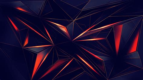 Orange And Blue Geometric Wallpapers Wallpaper Cave