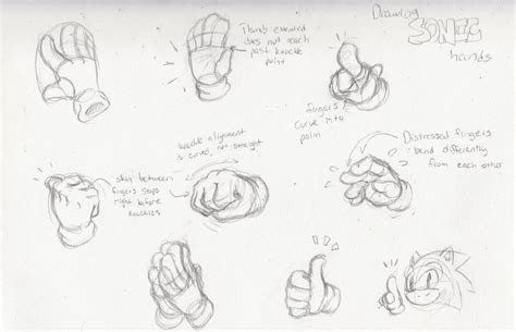 Drawing Sonic Hands By Theupbringer On Deviantart