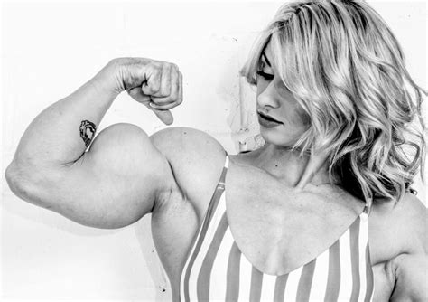 Blonde With Bulging Biceps By Turbo99 On Deviantart