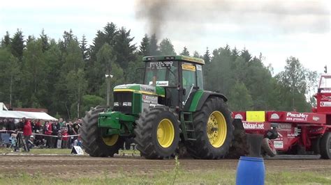 John Deere 7710 Tractor Pulling Youtube
