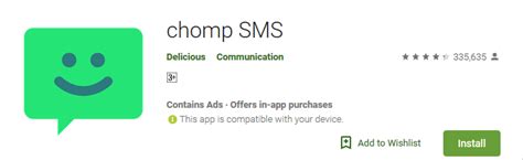 Chomp Sms Android Apps Reviewsratings And Updates On Newzoogle