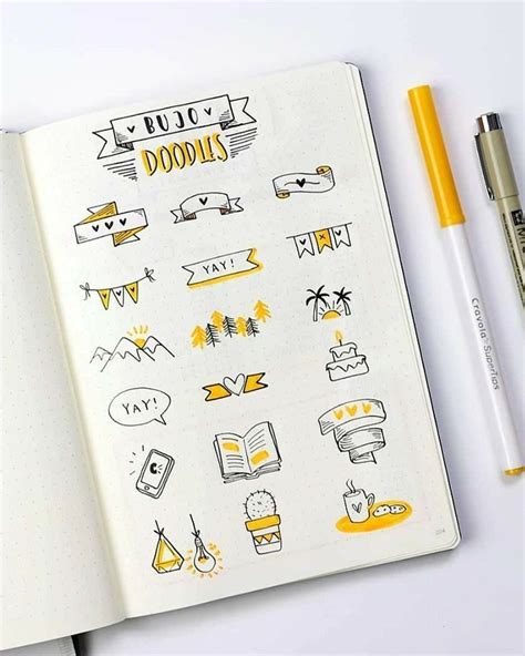 Pin By Hanna Dingo ⚡️ On Notes Bullet Journal Doodles Bullet Journal