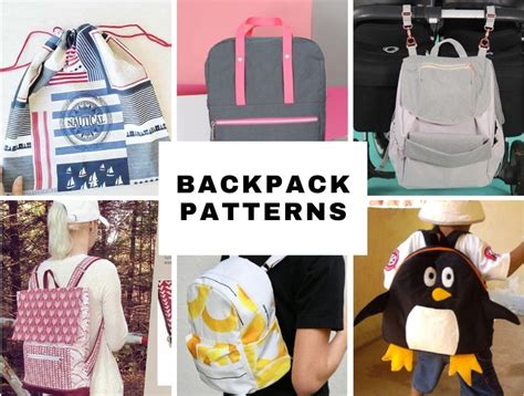 32 Free Backpack Patterns To Sew ⋆ Hello Sewing
