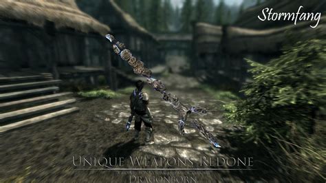 Stormfang Unique Weapons Redone Dragonborn Dlc At Skyrim Nexus