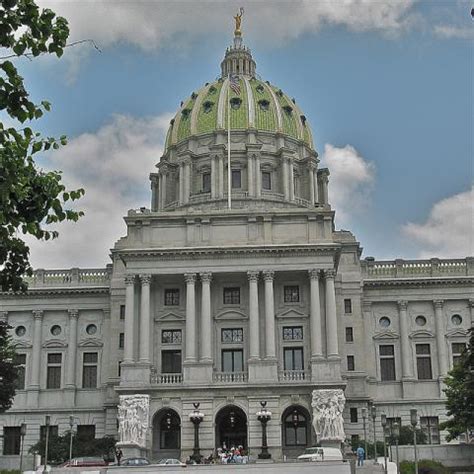 It is not actually in a state, but i included a site so that you could see where it is located. Harrisburg | Capital City of Pennsylvania USA