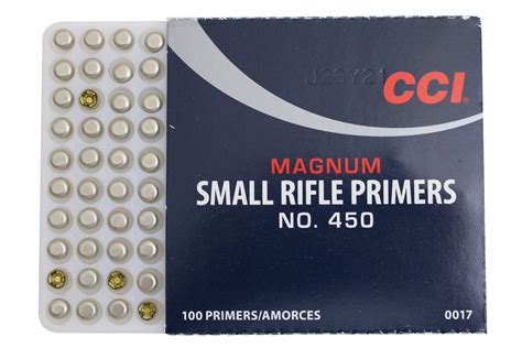 Cci No 450 Magnum Small Rifle Primer 1000count Vance Outdoors