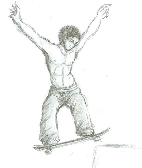 Skateboard Sketch By Talenyn Sama On Deviantart