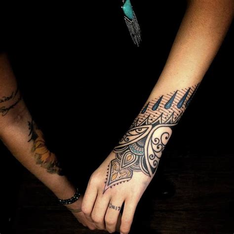 Pedro Contessoto Ornamental Colors Tattoo Art Tribal Wrist