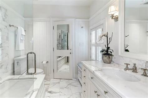 It is a room for personal hygiene, generally containing a bathtub or a shower, and possibly also a bidet. 65 Medium-Sized Primary Bathroom Ideas (Photos)