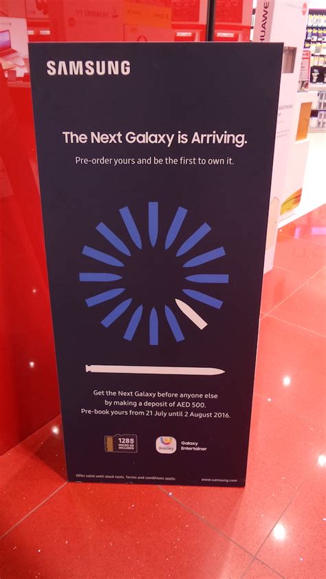 Did you go through the upgrade program? Pre-orders for the Galaxy Note 7 now open in Dubai ...