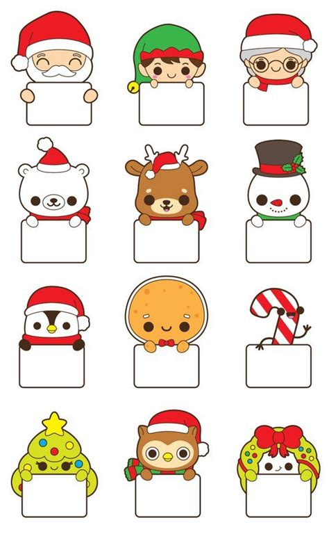 Santa Claus Dibujos Para Colorear De Navidad Kawaii