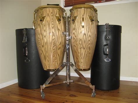 For Sale Lp Galaxy Giovanni Congas W Stand And Hard Cases