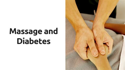 Massage For Diabetes And Diabetics In Santa Barbara Ca