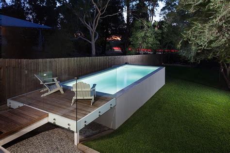 Either it will be standing but with an above ground pool you can see the entire back side of the pool structure, and in theory. PBD_DARLINGTON_012_small.jpg (800×534) | Pools for small yards, Small pools backyard, Small ...