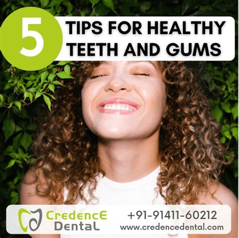 5 Tips To Keep Your Teeth And Gums Healthy Credence Dental