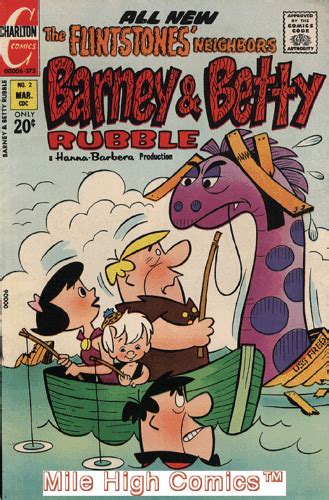 Barney And Betty Rubble Charlton 1973 Series 2 Good Comics Book Ebay