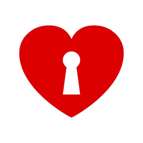Heart Keyhole Icon Illustrations Royalty Free Vector Graphics And Clip