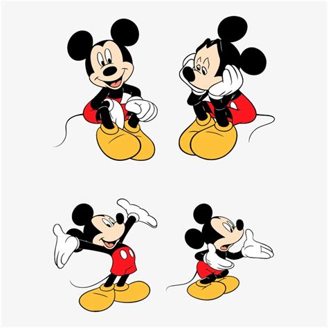 Mickey Mouse Silhouette Vector At Vectorified Collection Of