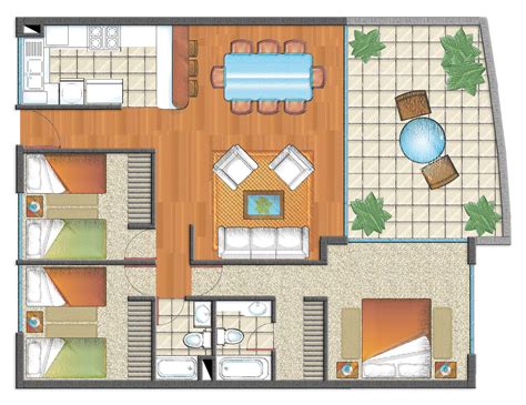 Español Plano De Una Casa De Un Piso