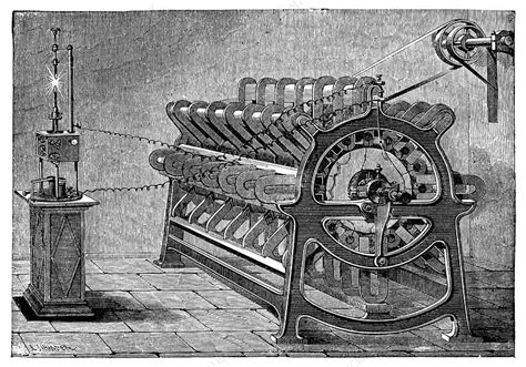 Electricity Generator 19th Century Stock Image C0332755 Science