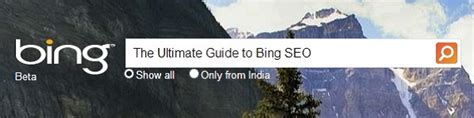 Bing Seo The Ultimate Guide