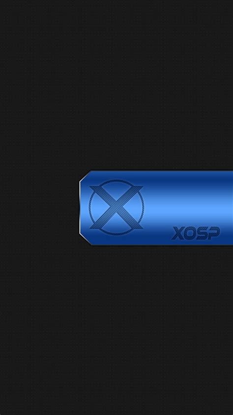 Xosp 929 Android Aosp Black Blue Custom Rom Hd Phone Wallpaper