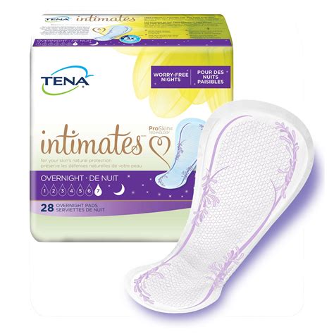 Tena Overnight Incontinence Pads For Woman Long 2 Pc28 Ea Walmart