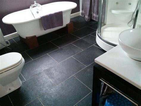 Black Slate Bathroom Tile Semis Online