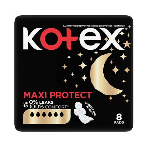 Kotex All Nighter Maxi Sanitary Pads 8 Pk Za