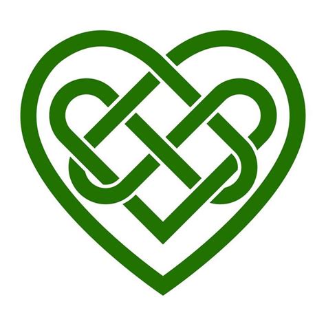 Celtic Knot Heart Vector Illustration In 2020 Celtic Love Knot