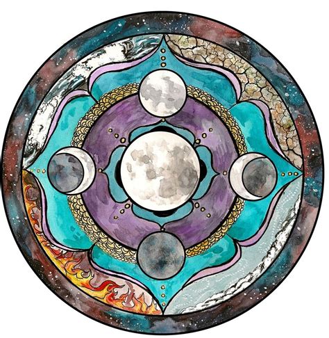 Lindsay Pera Moon Mandala Mandala Art Oracle Decks