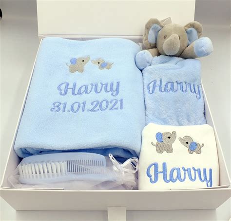 Baby Boy T Set Personalised Baby T Embroidered Etsy