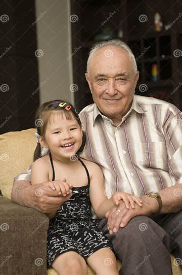 Grandpa And Grand Daughter Stock Image Image Of Caucasian 11738733