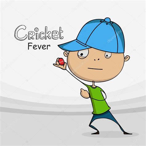 Funny Cartoon For Cricket — Stock Vector © Alliesinteract 65151473