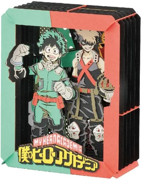 My Hero Academia Paper Theater Izuku Midoriya And Katsuki Bakugo Paper