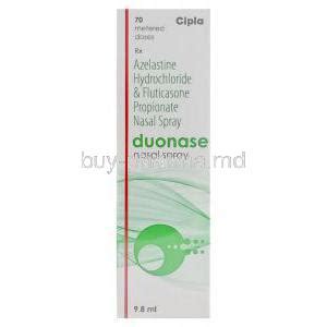 This medicine is used to treat the symptoms of allergies like sneezing, itching, and runny or stuffy nose. Buy Azelastine Hydrochloride/ Fluticasone Propionate ...