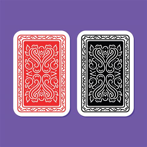 Playing Cards Back Cover 210745 Vector Art At Vecteezy