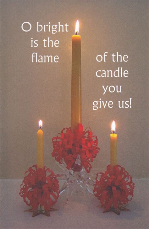 Triple Red Trimmed Candle Bulletin Moravian Church In America Bookstore