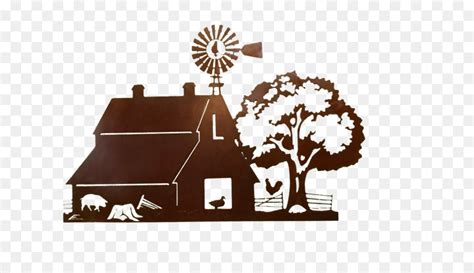 Tractor Farm Scene Silhouette See More On Home Lifestyle Design Simple