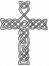 Coloring Cross Celtic Crosses Printable Adult Adults Christian Knots Flowers Rose Knot Designs Three Silhouette Religious Getcolorings Clipart Mandala Patterns sketch template