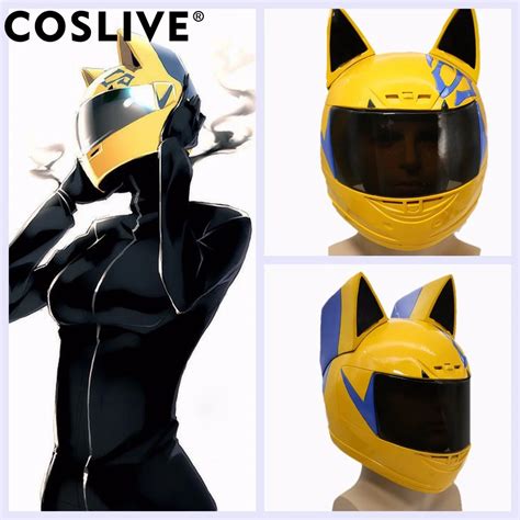 Coslive Anime Durarara Celty Sturluson Motorcycle Helmet Mask Cosplay Props In Costume
