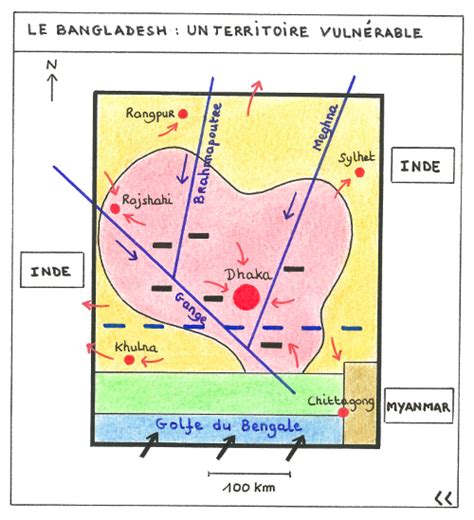 Le Bangladesh un territoire vulnérable face au changement climatique