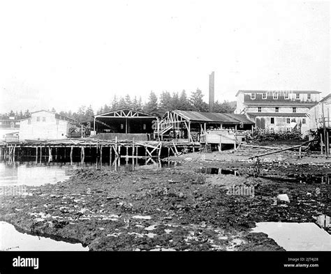 Tyee Company Whaling Station Tyee Alaska 1910 Cobb 87 Stock Photo