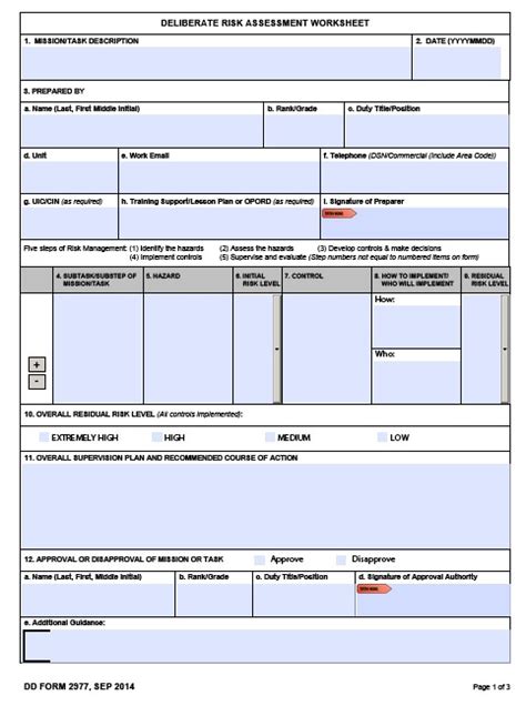 Download Fillable Dd Form 2977