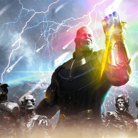 2048x2048 Thanos Avengers Infinity War 2018 Artwork Ipad Air Hd 4k