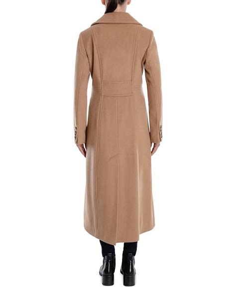 Anne Klein Womens Single Breasted Maxi Coat Created For Macys